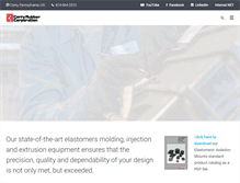 Tablet Screenshot of corryrubber.com